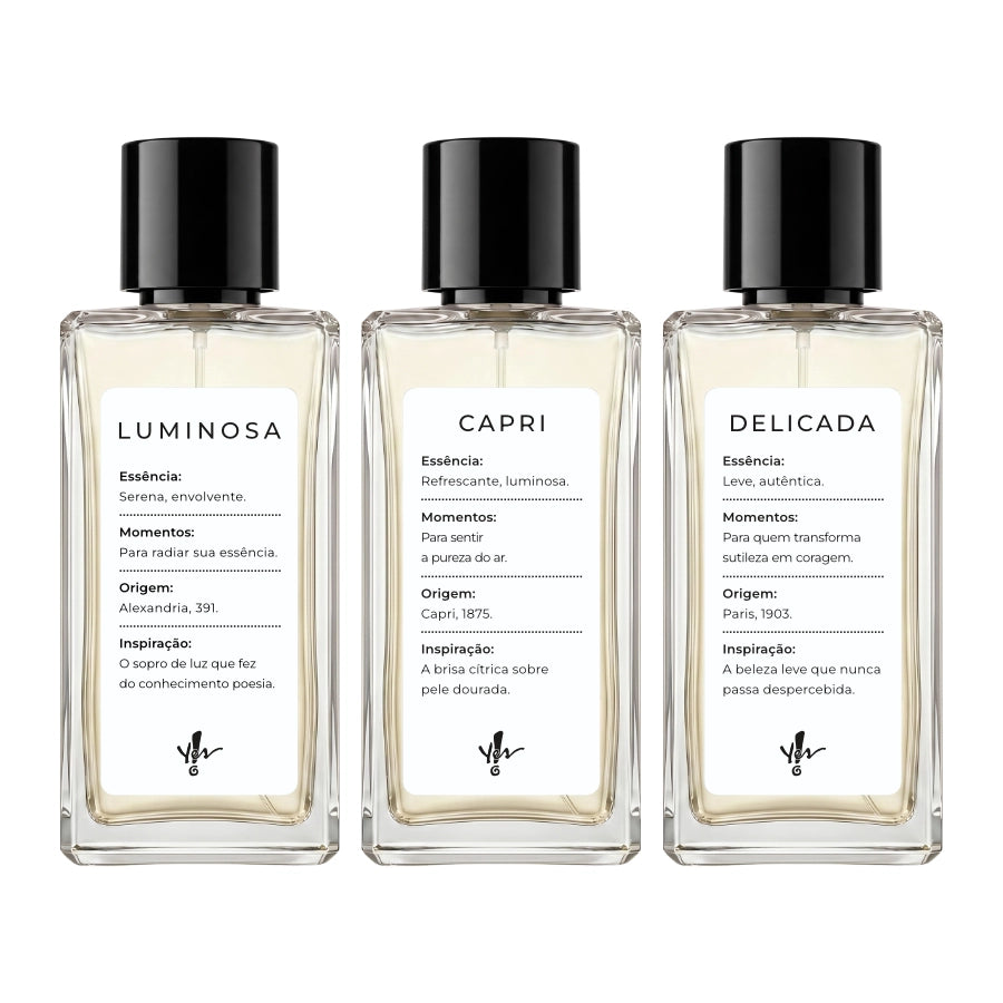 Kit 10 - Capri + Delicada + Luminosa