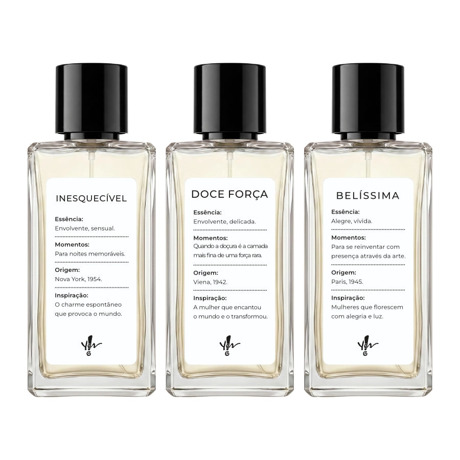Kit 03 - Doce Força + Inesquecível + Belíssima