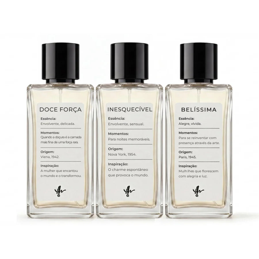 Kit 03 - Doce Força + Inesquecível + Belíssima