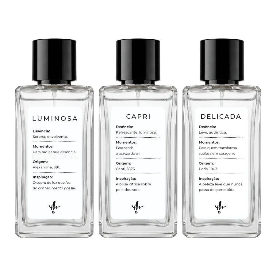 Kit 10 - Delicada + Capri + Luminosa